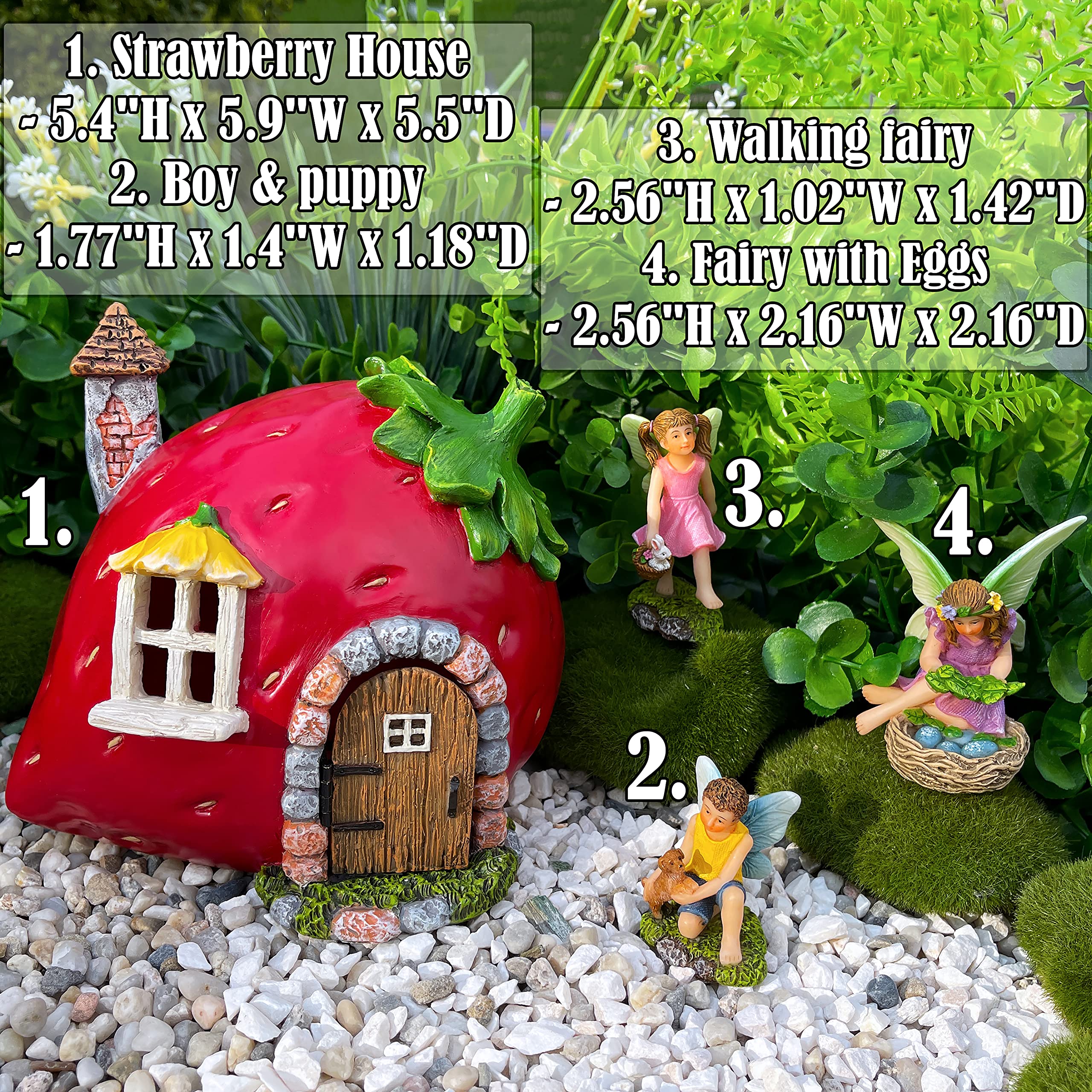 Mood Lab miniature fairy figures enhance indoor shelves