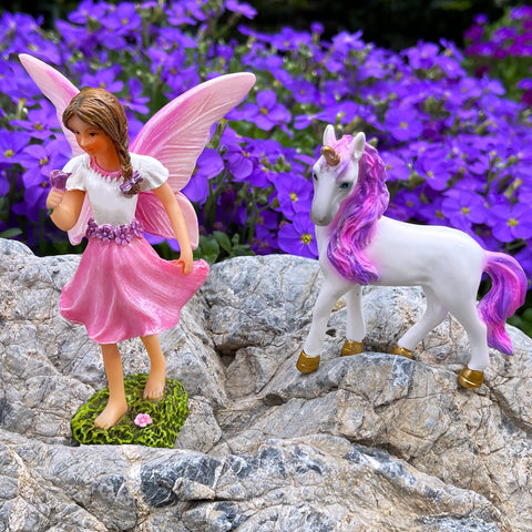 Mood Lab Fairy Garden resin figurines designed for durability.