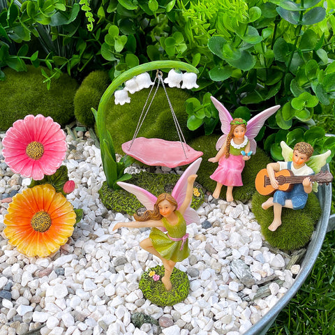Mood Lab Fairy Garden sun-protected coating—durable outdoor decor that resists weather.