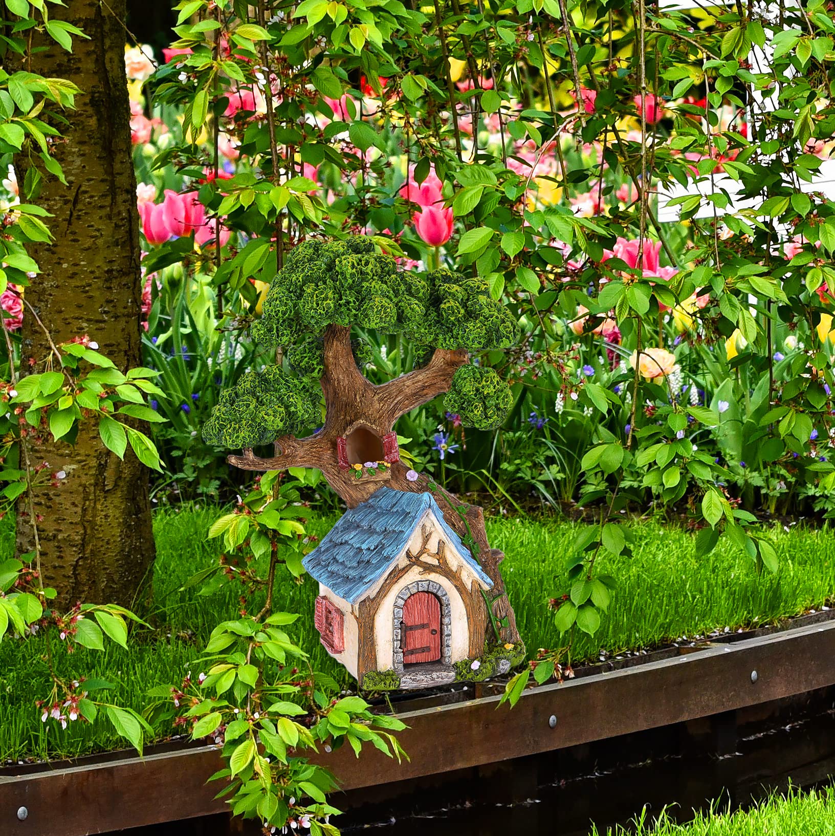 Mood Lab Fairy House glows softly in sunlight, inviting playful storytelling.