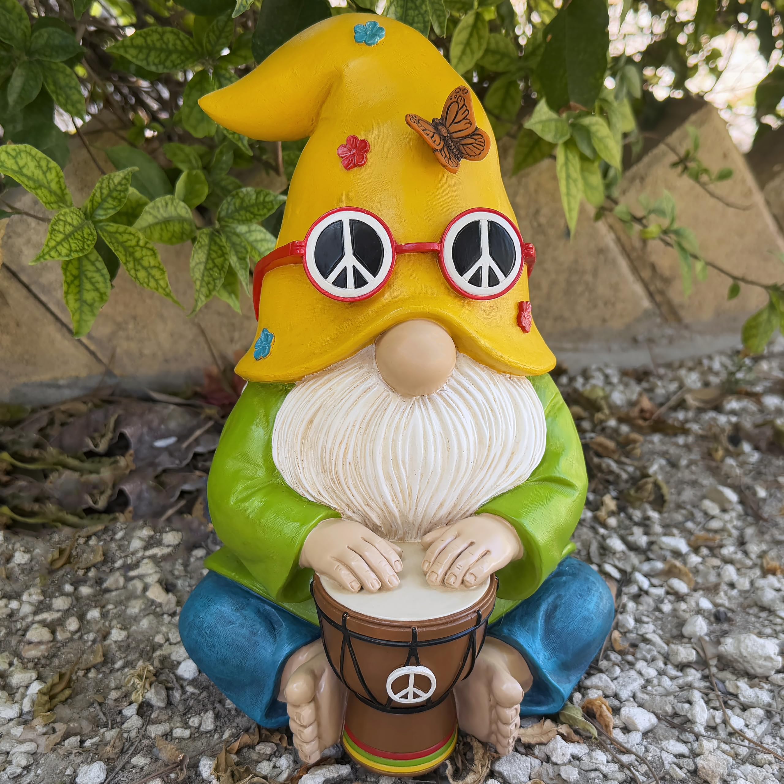 Mood Lab whimsical gnome statue adds personality to outdoor space