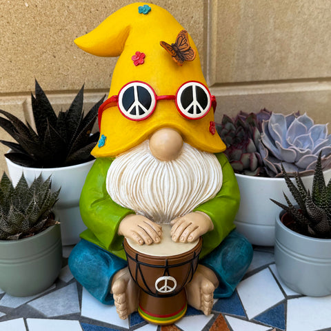 Mood Lab garden gnome outdoor decor suited for patios and lawns