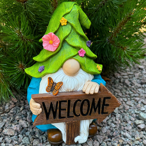 Mood Lab Garden Gnome resin durability for outdoor decor