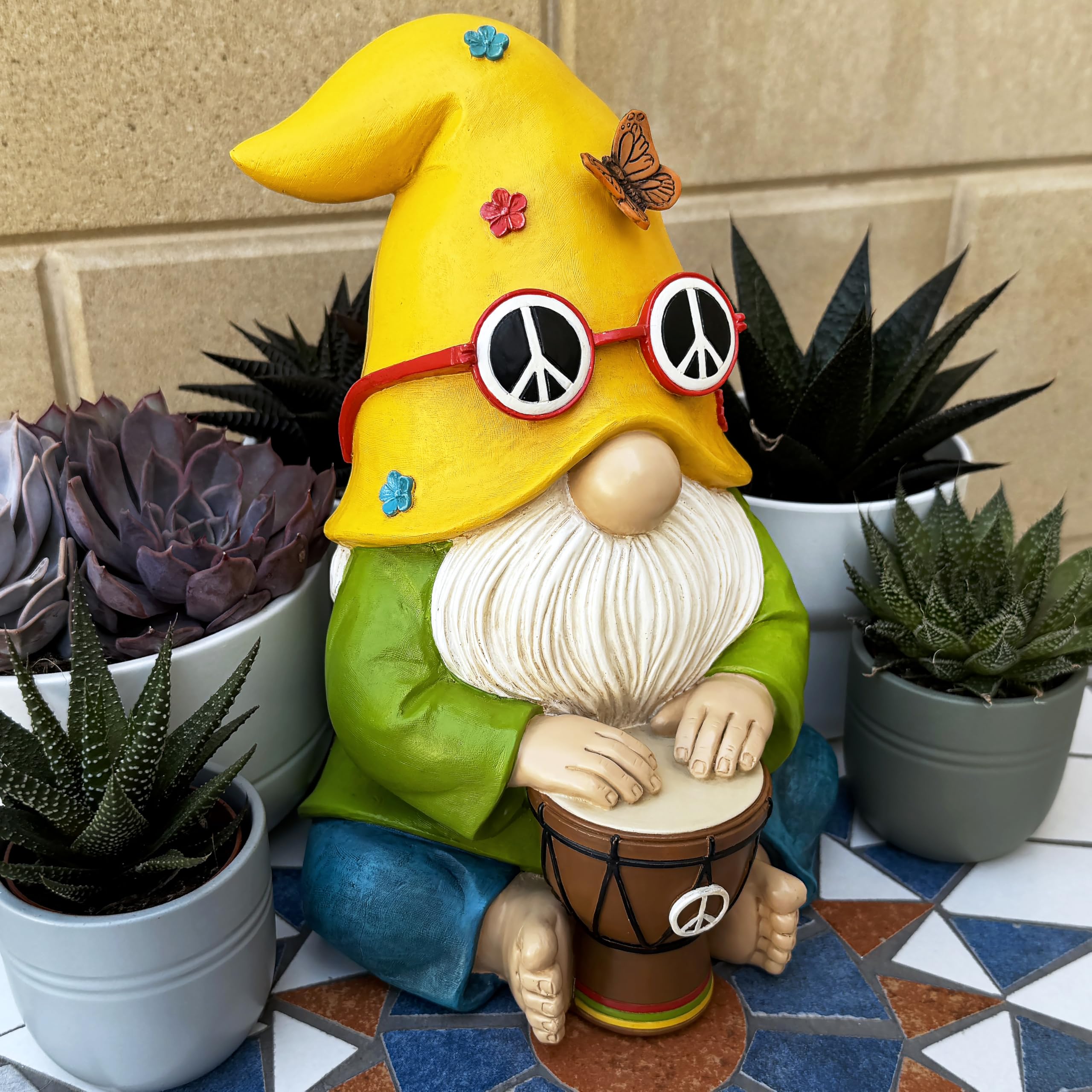 Mood Lab garden gnome whimsical yard art for gifting or collection