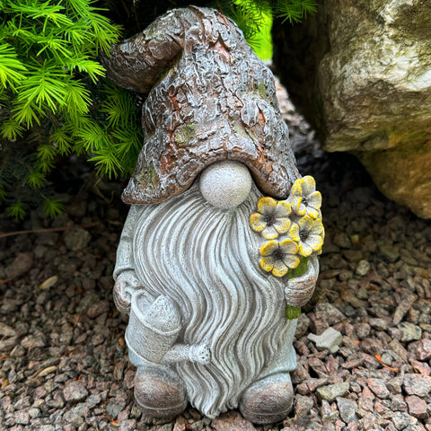 Mood Lab indoor decor gnome suitable for entryways or shelves.