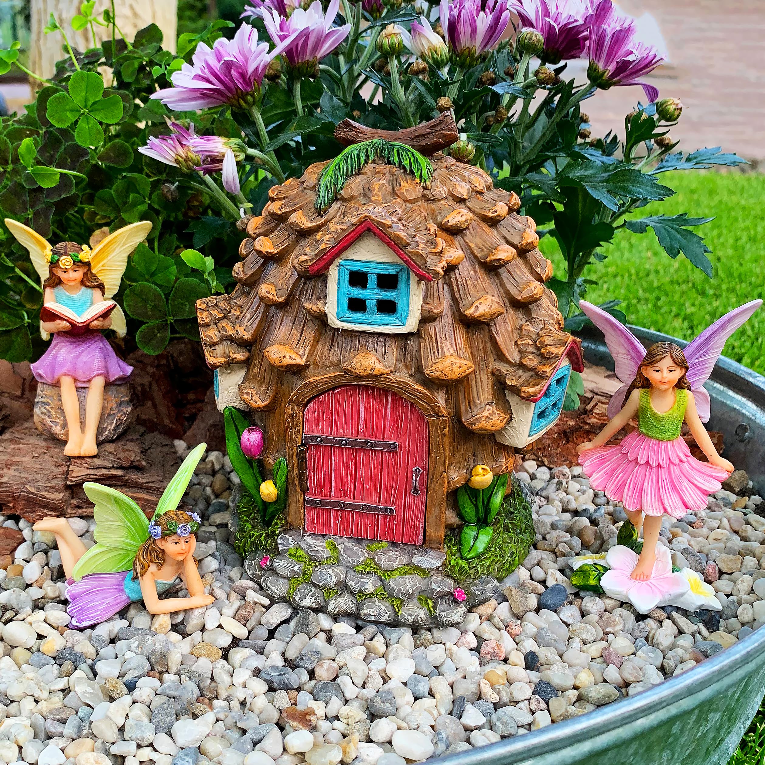 Mood Lab miniature fairy figurines highlight playful details for garden scenes