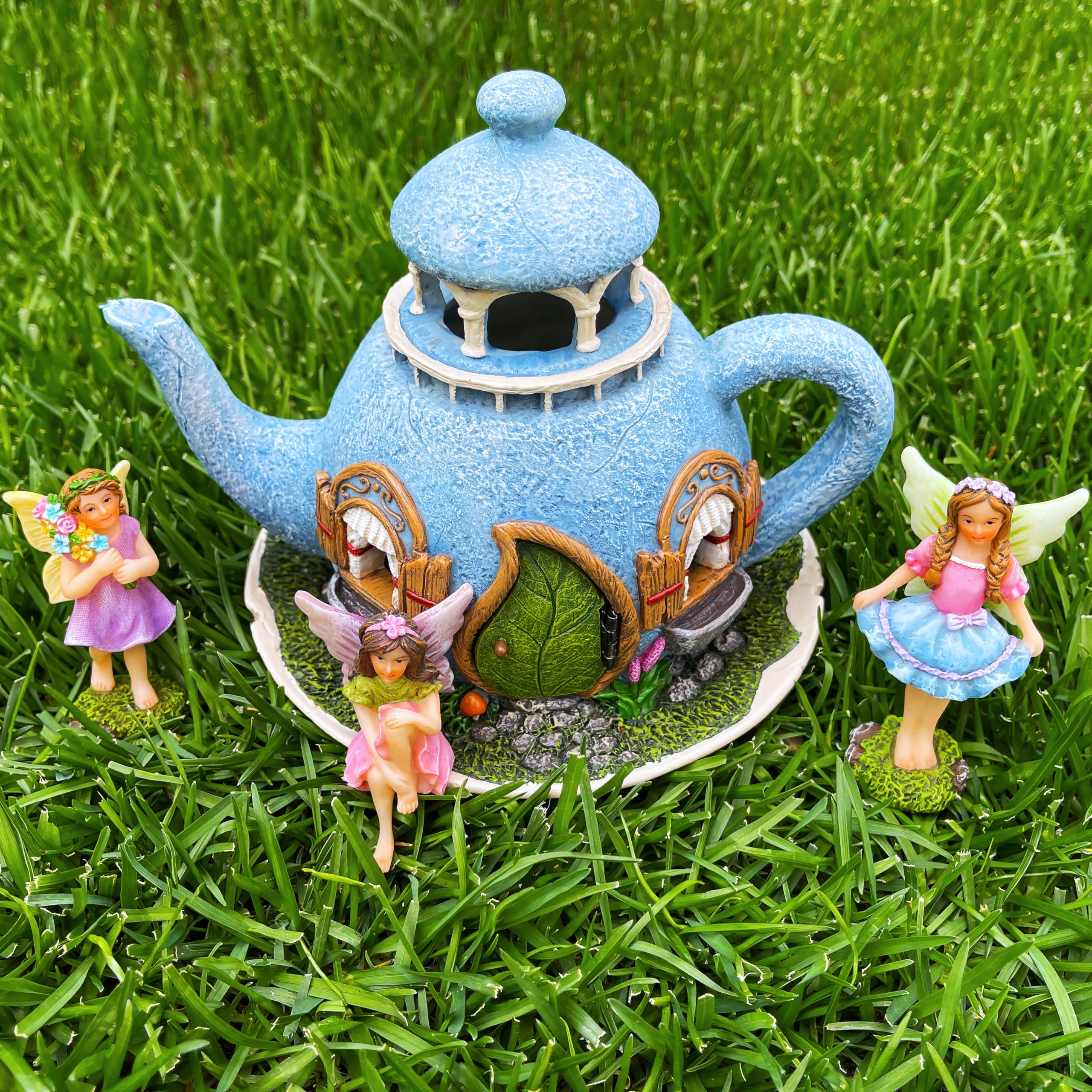 Mood Lab miniature teapot house with detailed craftsmanship