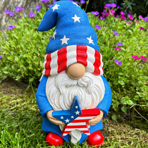 Mood Lab patriot gift gnome, ideal for USA lovers