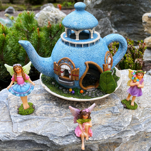 Mood Lab sun-protective and waterproof coating on fairy garden pieces
