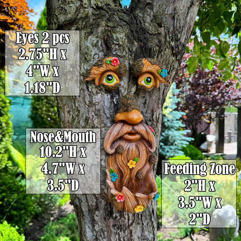 Mood Lab Garden Hugger decor wraps tree for a whimsical focal point.