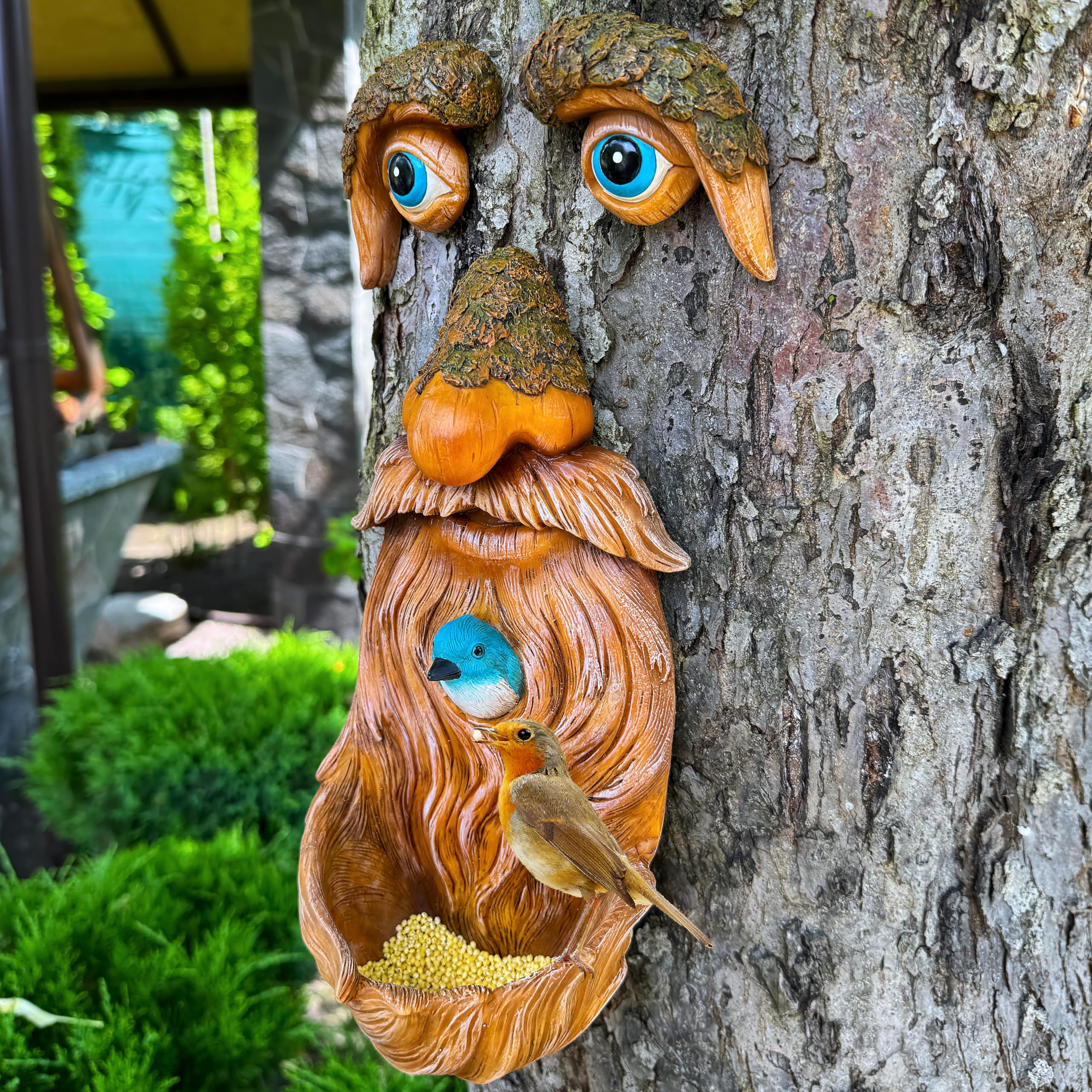 Mood Lab yard art outdoor sculpture serves as a focal point for landscape design.