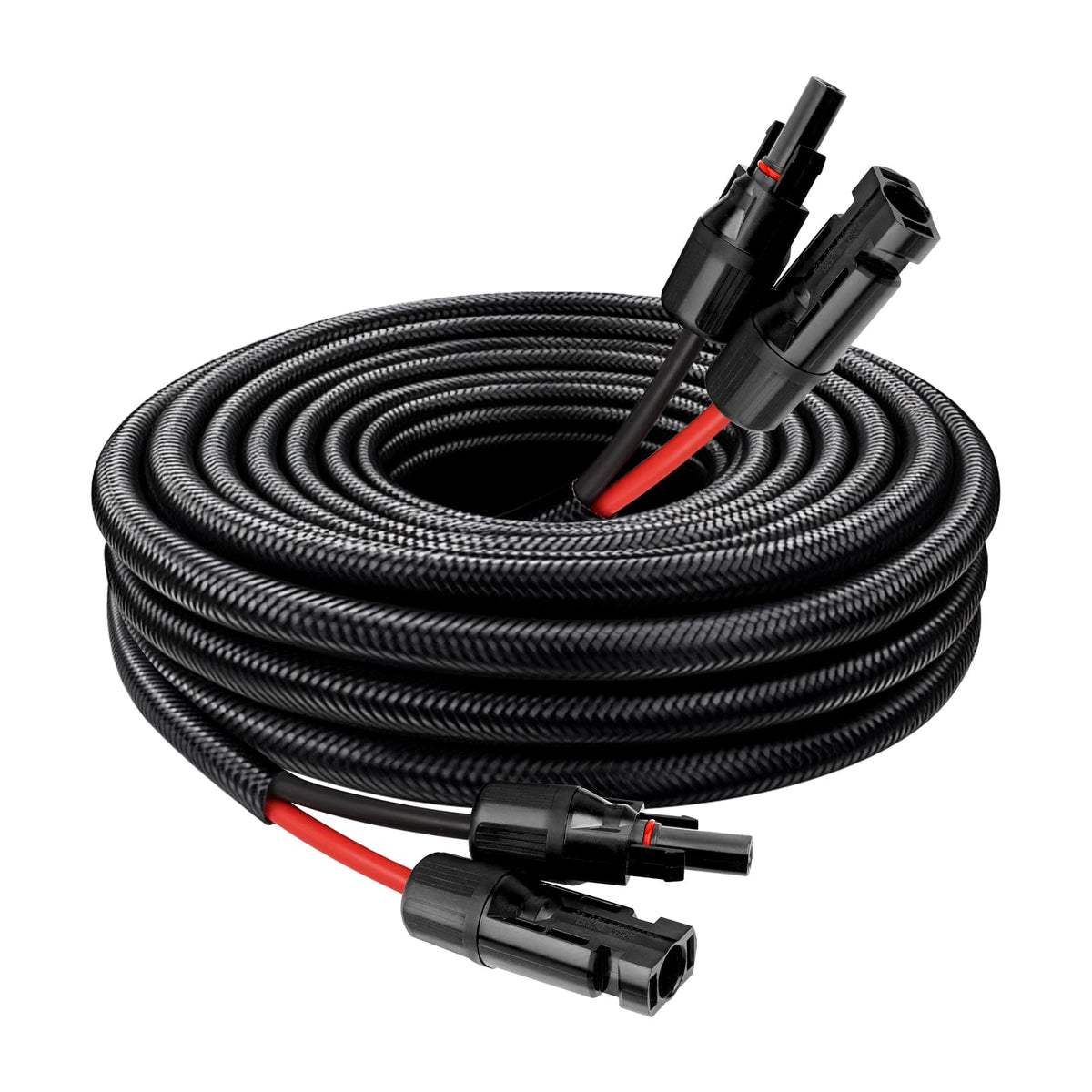 MOOKEERF solar extension cable black with IP68 connectors for durable outdoor solar setups
