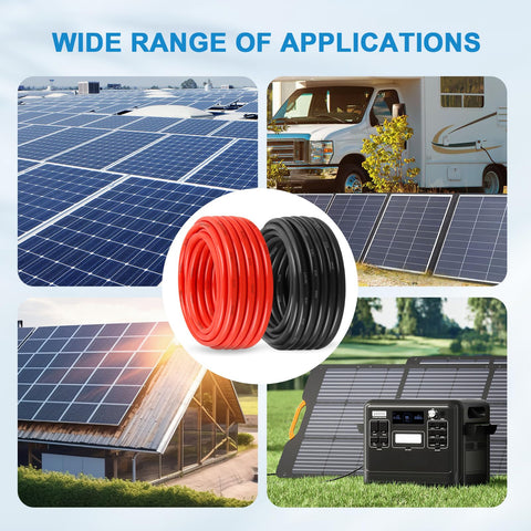 MOOKEERF solar wire illustrated uses for boats and RVs