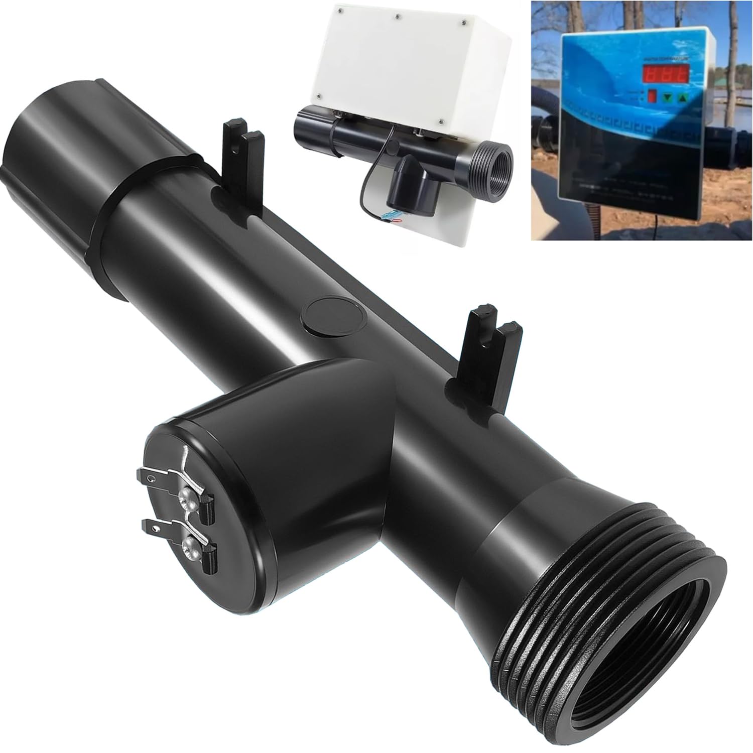 Mooncar 4CH4002-R ionizer chamber exterior with rust-resistant housing for pools