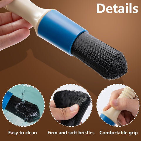 Moonoom 31-inch hose delivers solvent directly to bristles for deep cleaning.