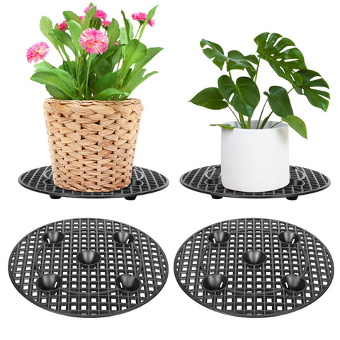 Moonoom 4-piece plant stand assembly view elevates pots for sun exposure