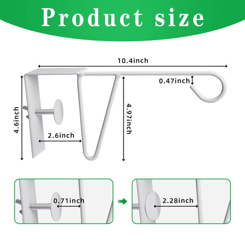 Moonoom fence hooks highlight the triangular structure for durable outdoor use