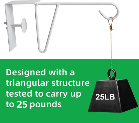 Moonoom hooks supporting plants, lights, and baskets for versatile decor