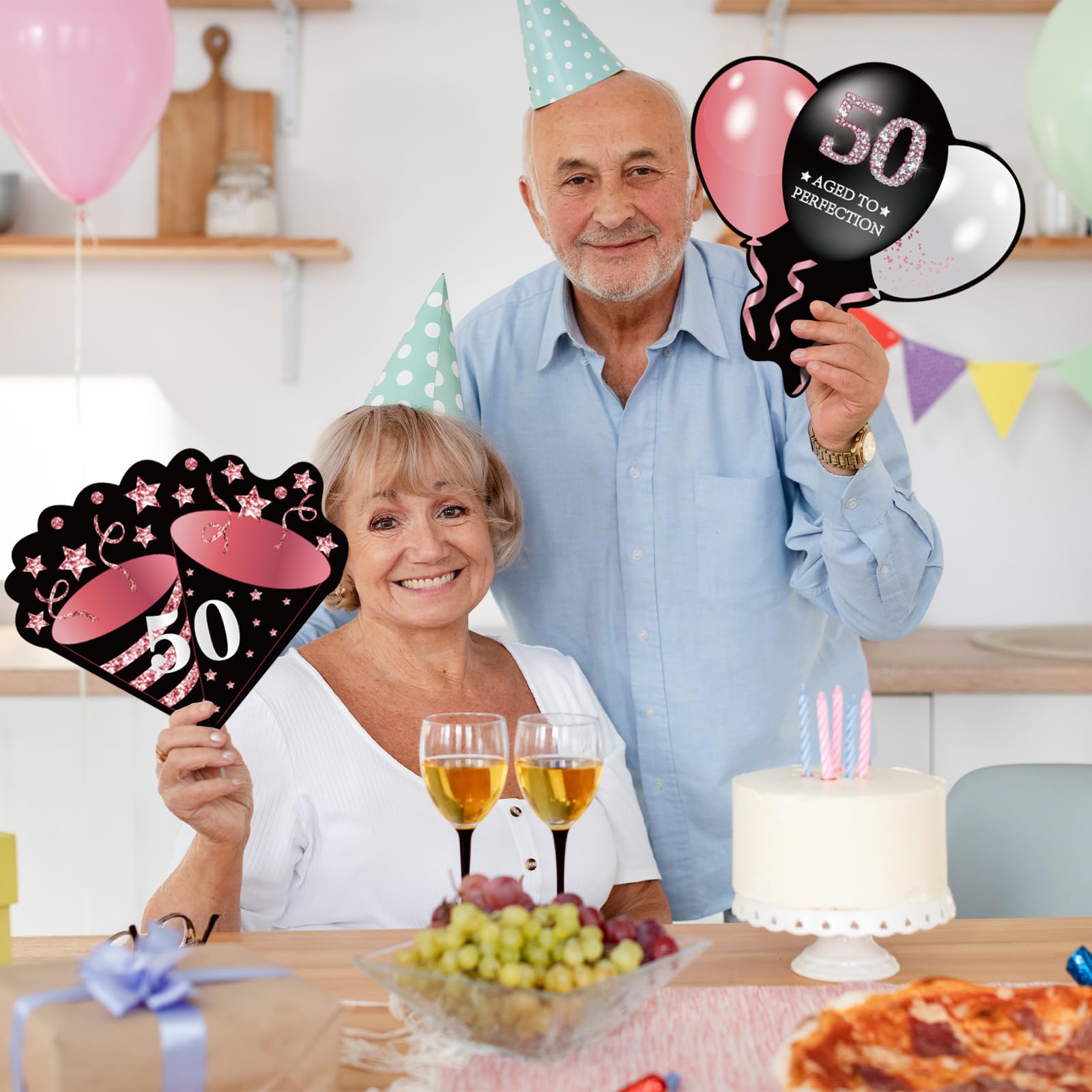MOORAY birthday cake sign serves as a focal point for celebrations.