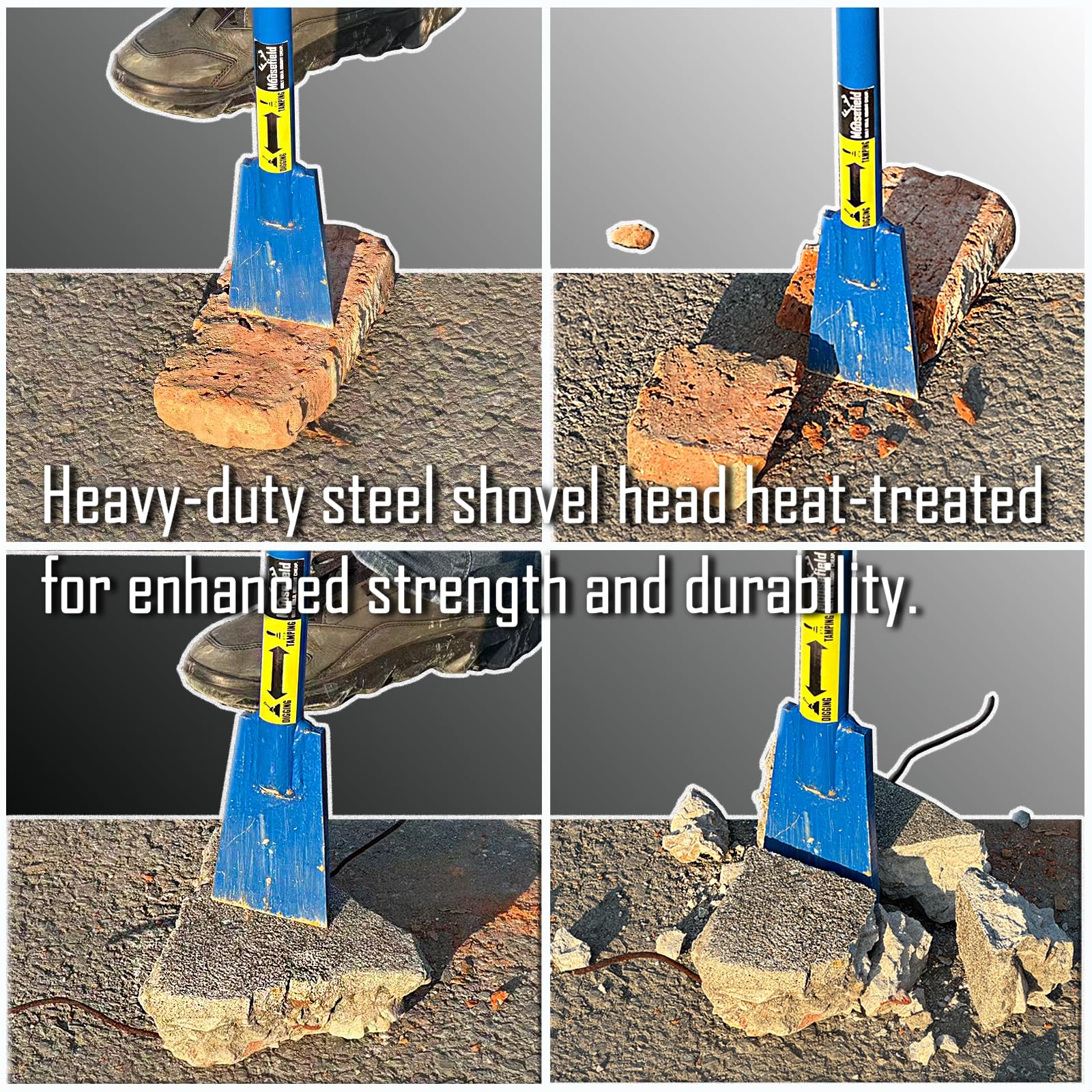 Moosefield heavy-duty steel finish resists corrosion for long-lasting use.