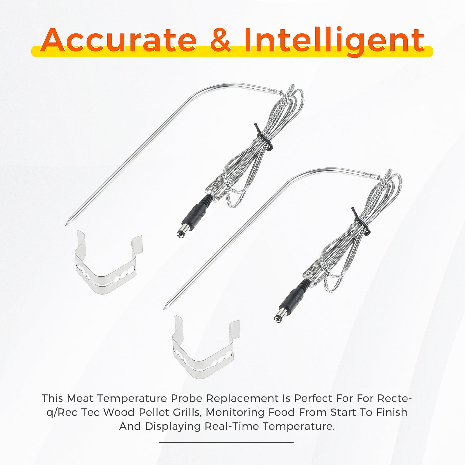 MOOTVGOO heat resistant cable probe withstands grill temps