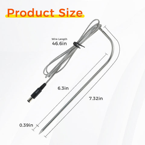 MOOTVGOO probe clip holders securely hold probes during cooking