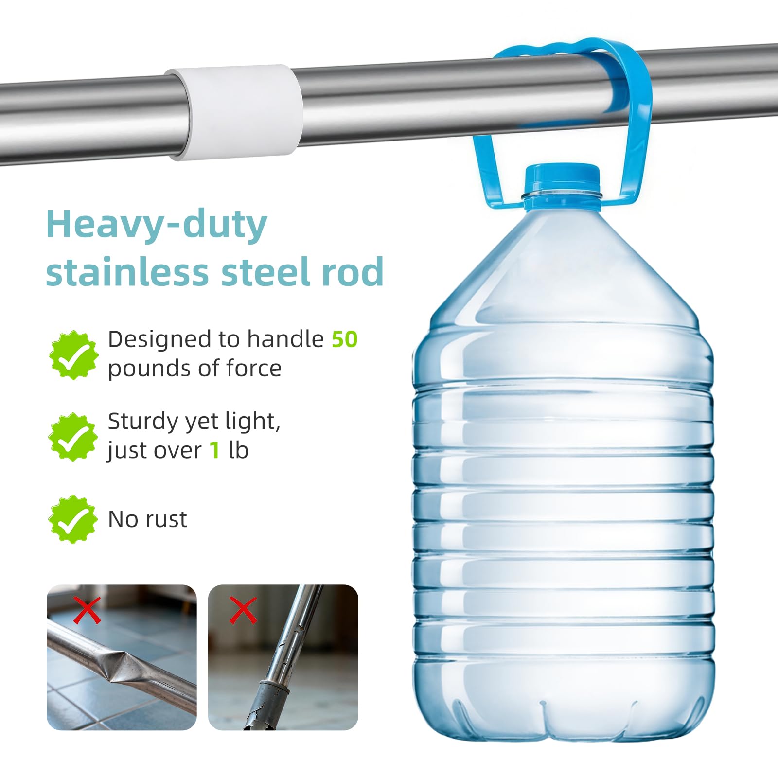 MOPALL built-in hanging loop allows quick drying and storage