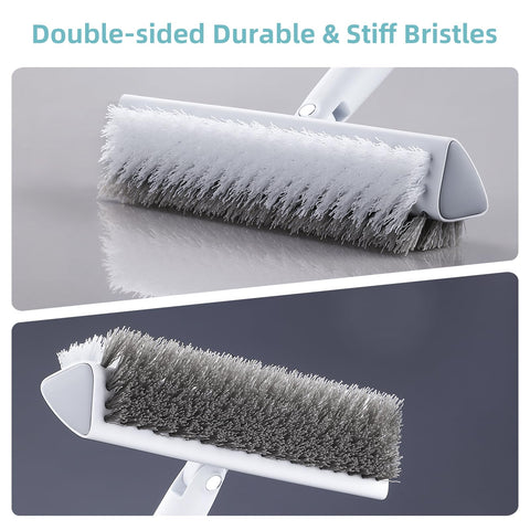 MOPALL V-shaped head targets grout lines for thorough cleaning