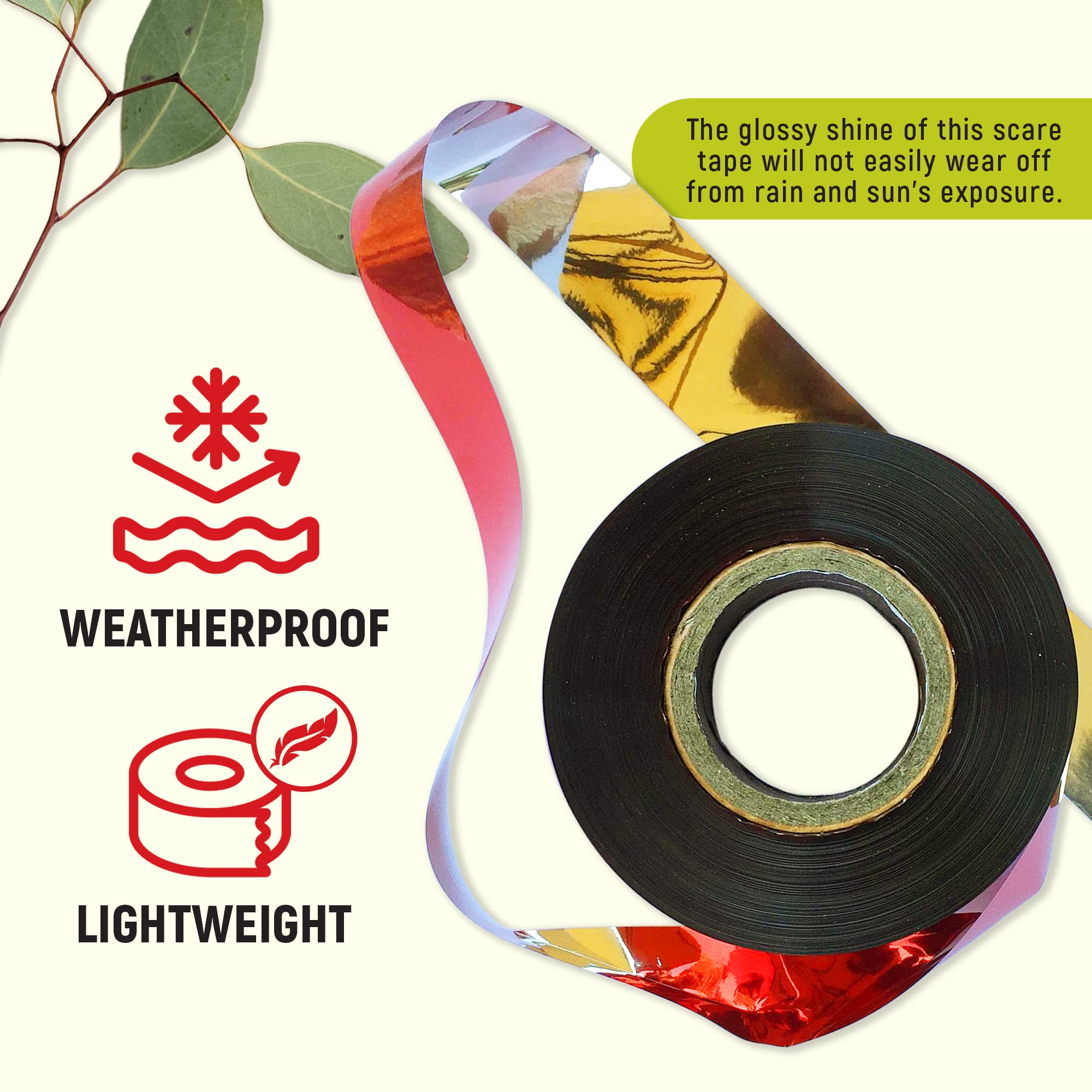 Mopet weatherproof tear-resistant tape performs outdoors season after season.