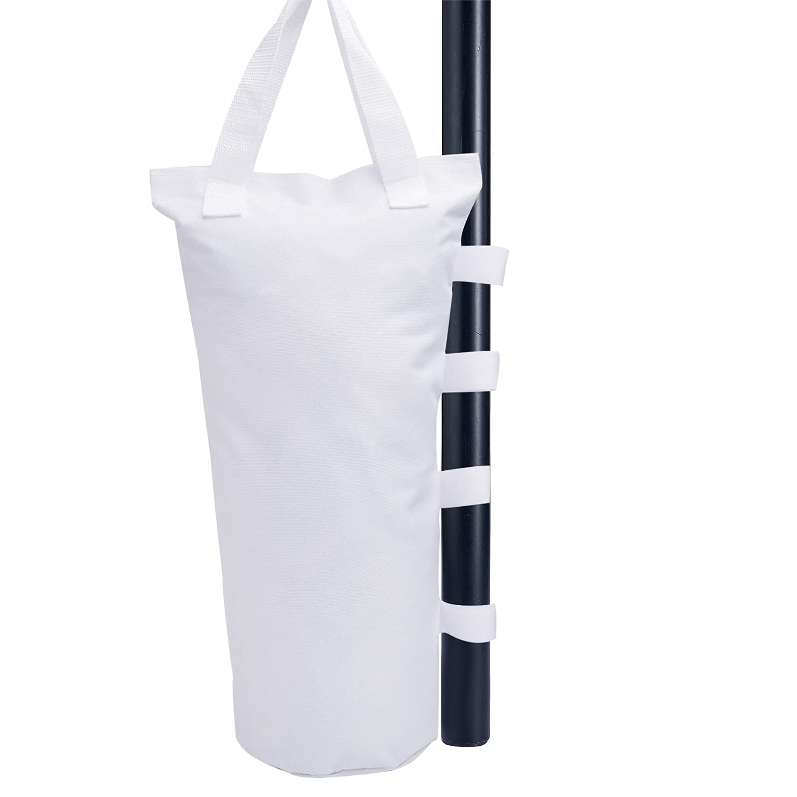 MOPHOEXII weight bag with Velcro straps securing canopy legs.