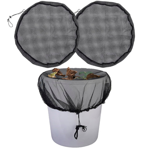 MOPHOEXII rain barrel mesh cover protecting water from leaves and debris