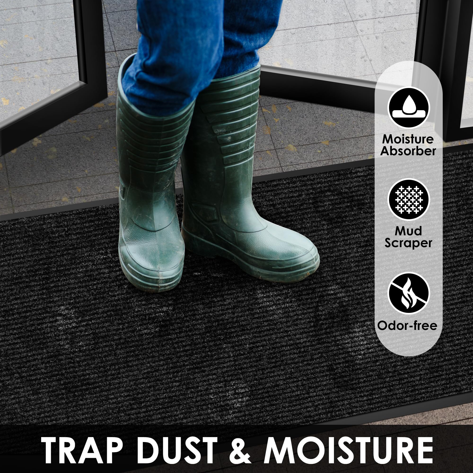 Morefany commercial entrance mat ideal for busy lobbies.