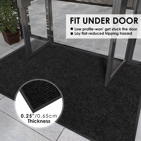 Morefany custom-size door mat fits perfectly in any doorway.