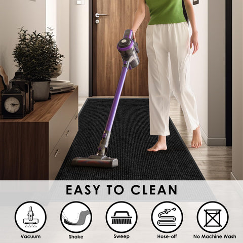 Morefany low-profile mat sits flush to floor at 0.35 inch.