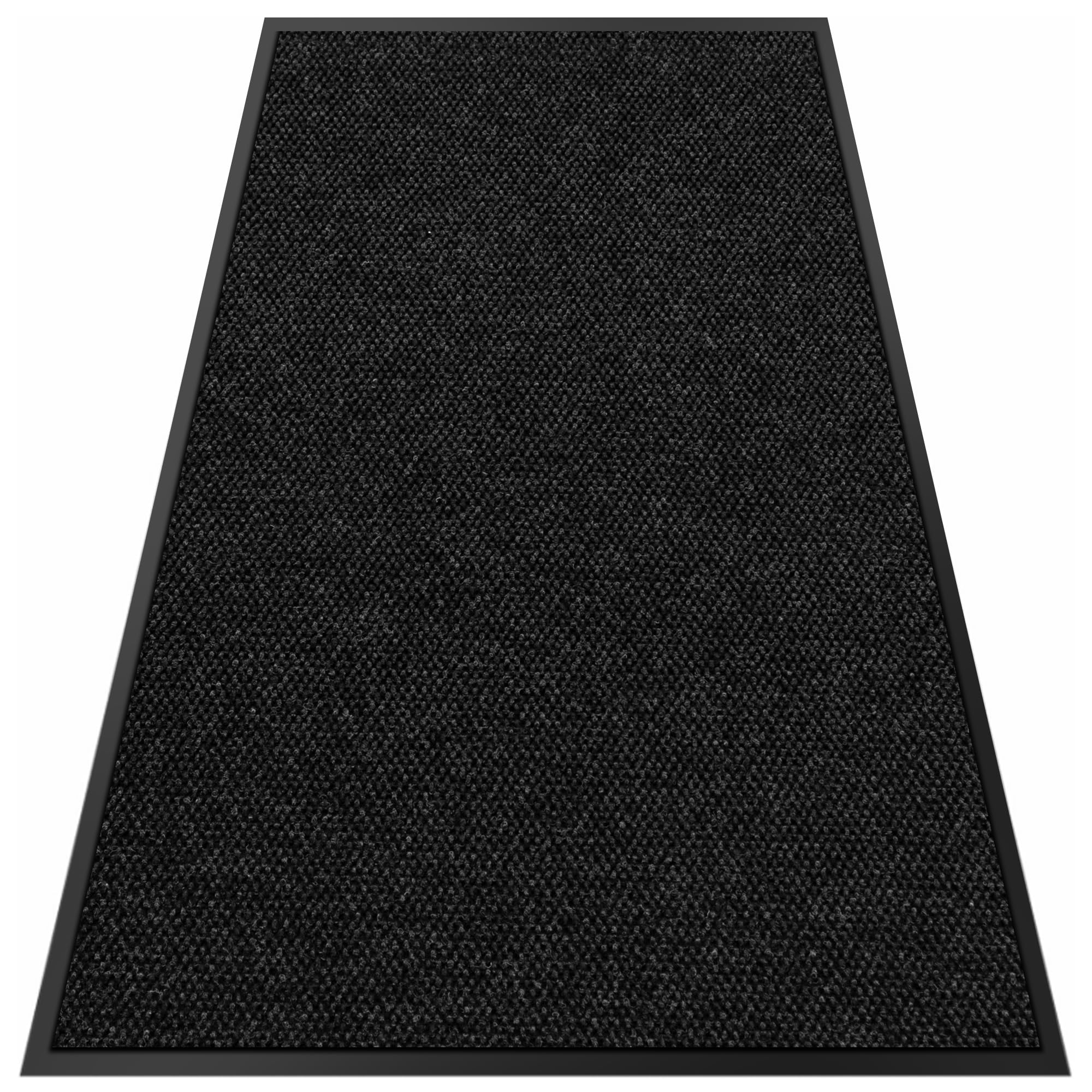 Morefany non-slip rubber backing prevents mat from sliding for safer entry.
