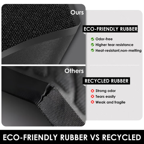 Morefany stain-resistant durable mat protects floors in any entrance.