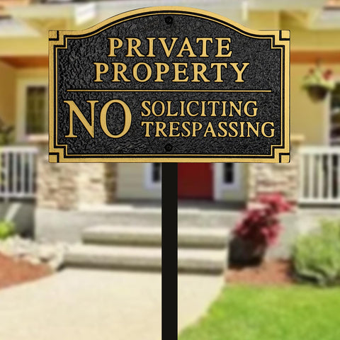 Morgtta sign with black and gold embossed letters enhances curbside readability.