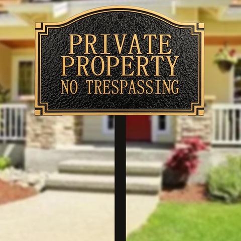 Morgtta embossed statement plaque 11.5x7.5, premium look that elevates curb appeal