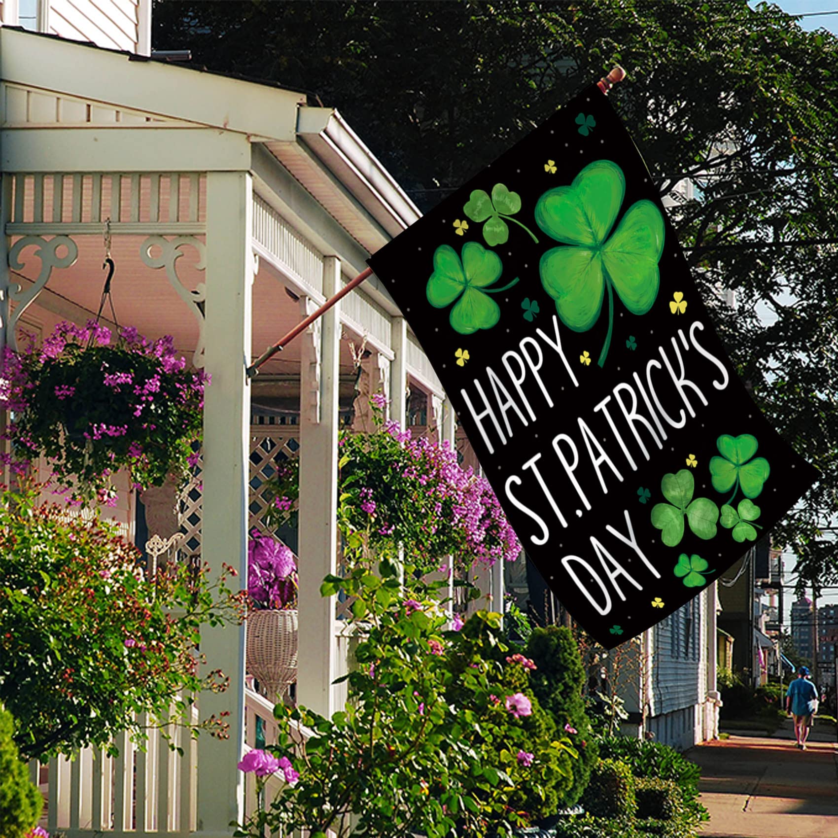 Morigins fade-resistant weather-resistant flag withstands seasonal weather.