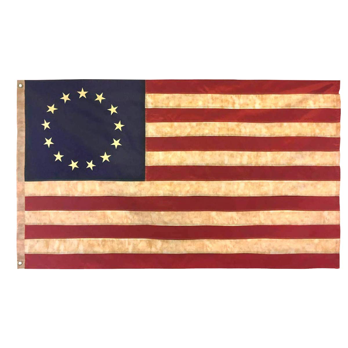 Morigins tea-stained flag 3x5 for vintage indoor display