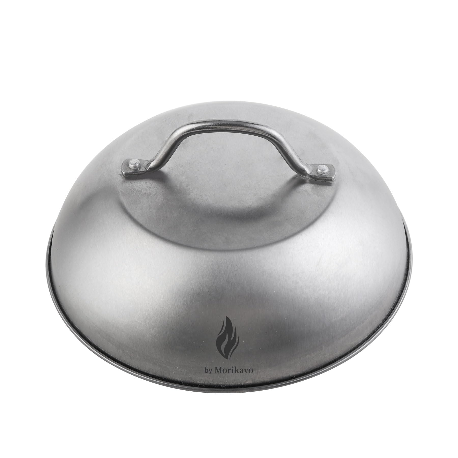 Morikavo cheese melting dome 9in traps heat for perfect cheese melt on burgers.