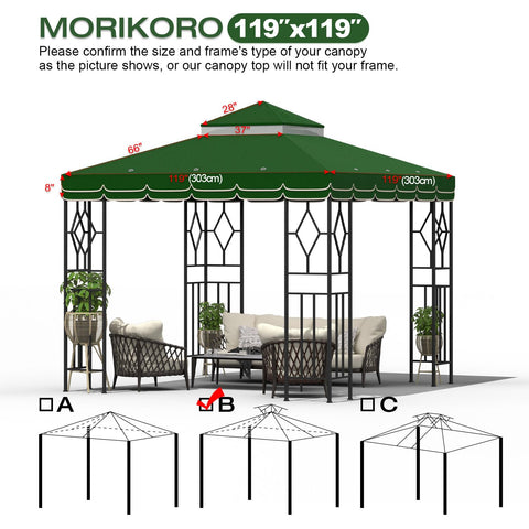 Morikoro canopy top with waterproof coating demonstrates UV protection for sunny days