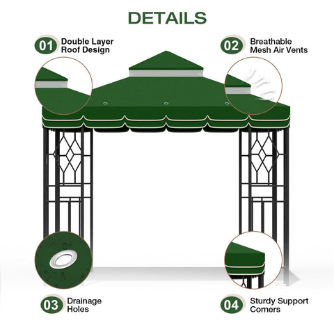 Morikoro durable 300D oxford fabric cover highlighted for long-lasting outdoor shade