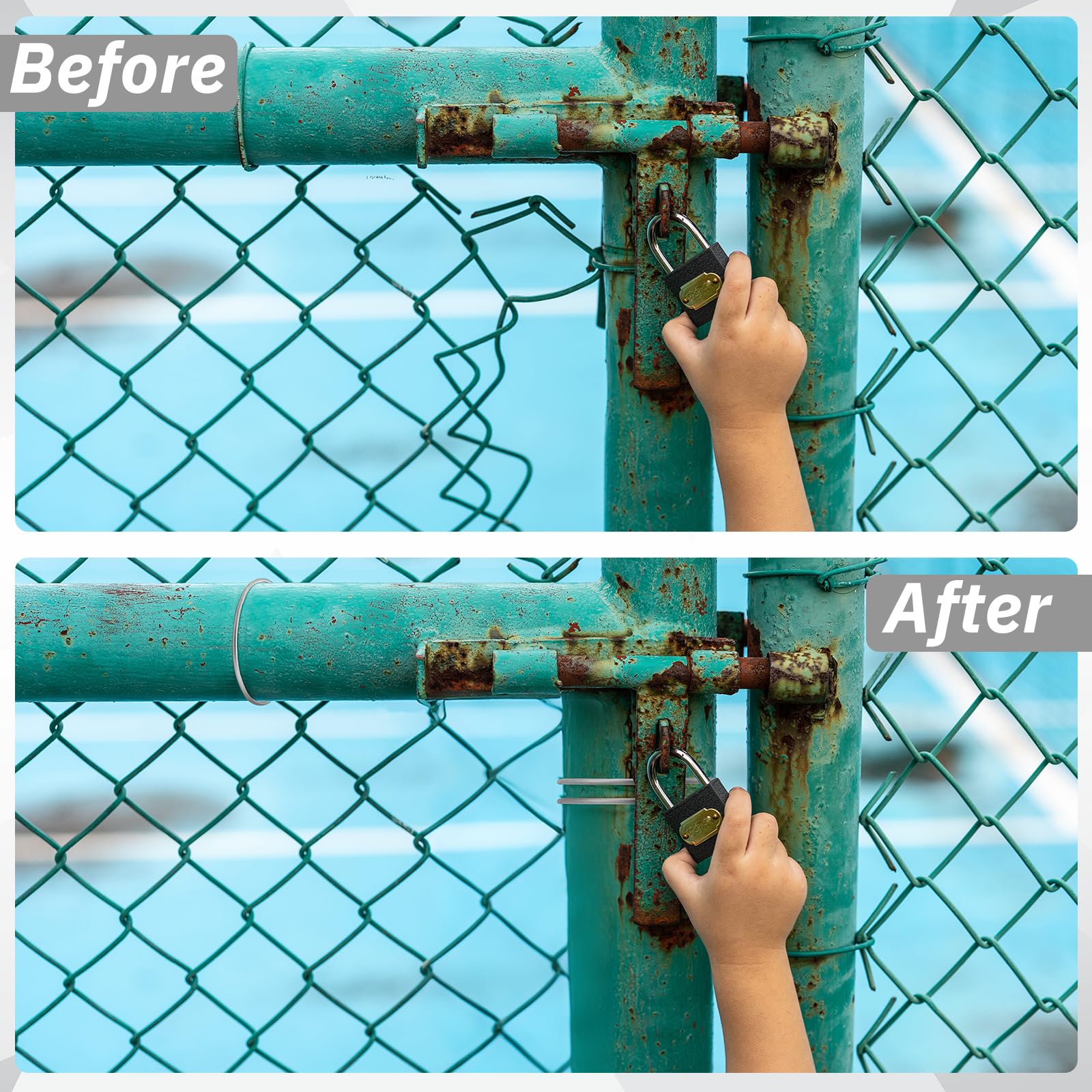 MorningRo 105-inch wire ties provide versatile length for large frames.