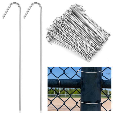 MorningRo 200-piece pack of chain-link fence ties for large fencing projects.