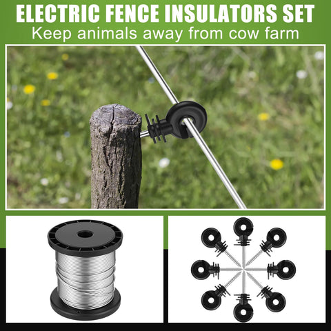 MorningRo 250ft aluminum wire designed for durable fencing and conductivity