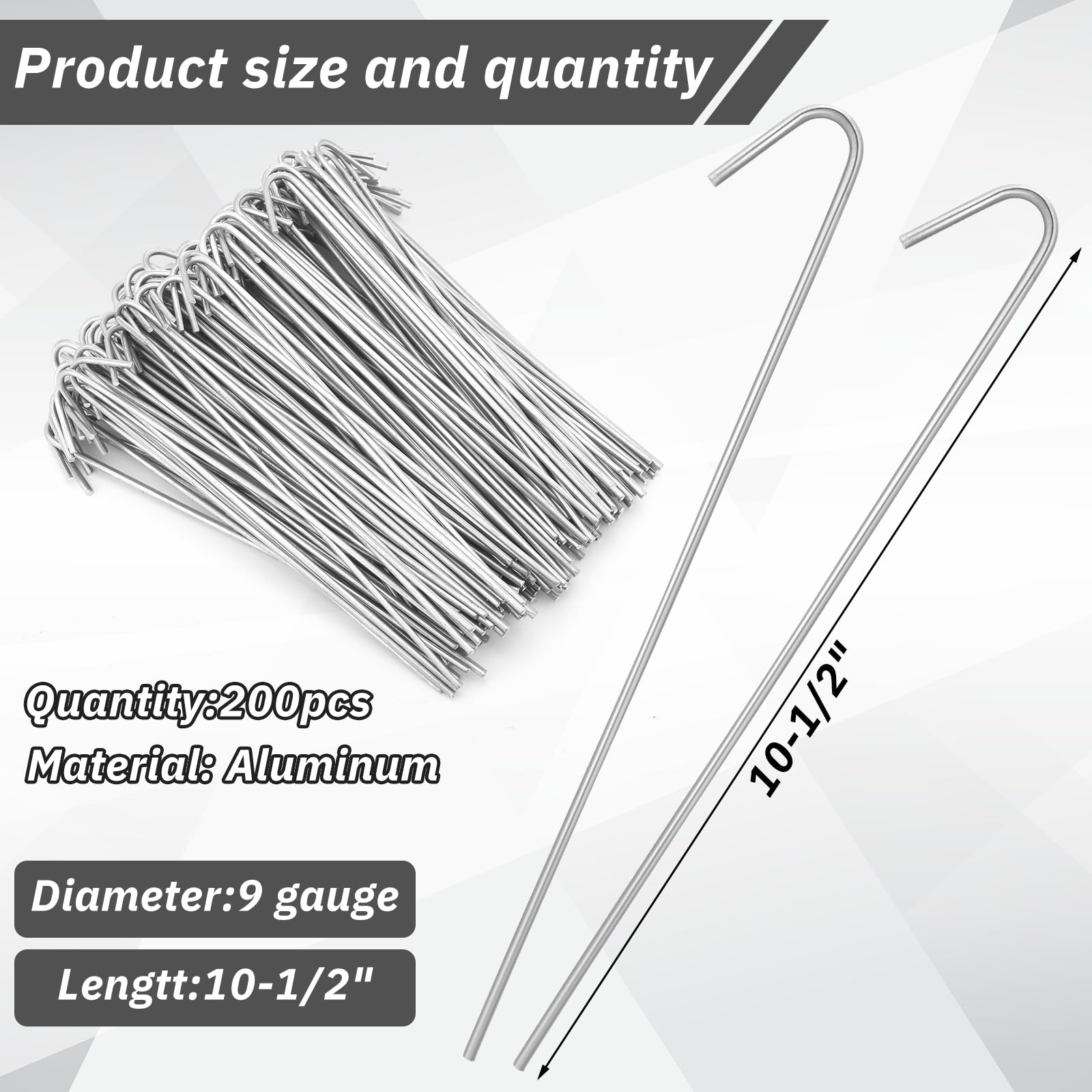 MorningRo 9-gauge aluminum ties deliver heavy-duty support for posts.