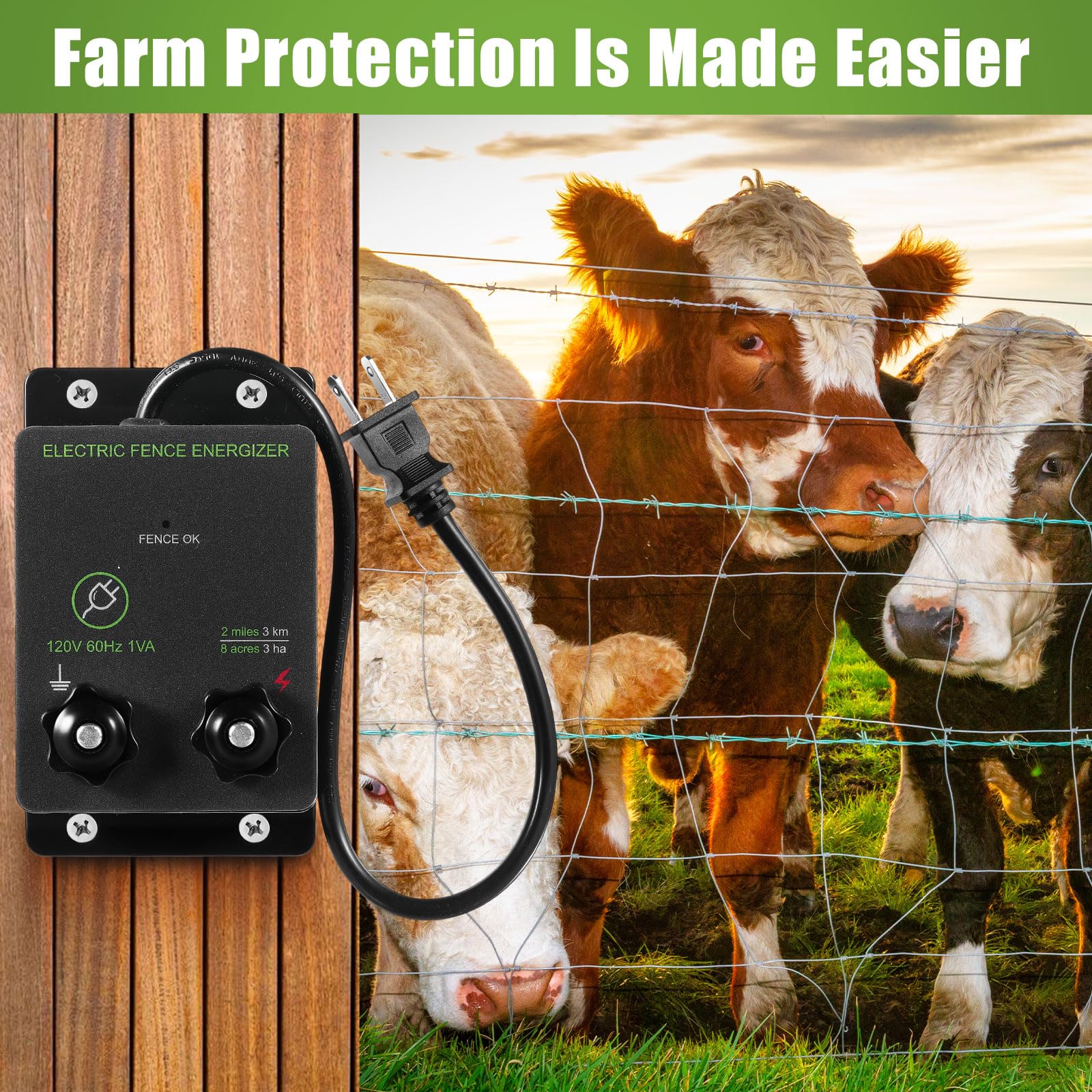 MorningRo black fence insulators in a 50-pack for stable mounting
