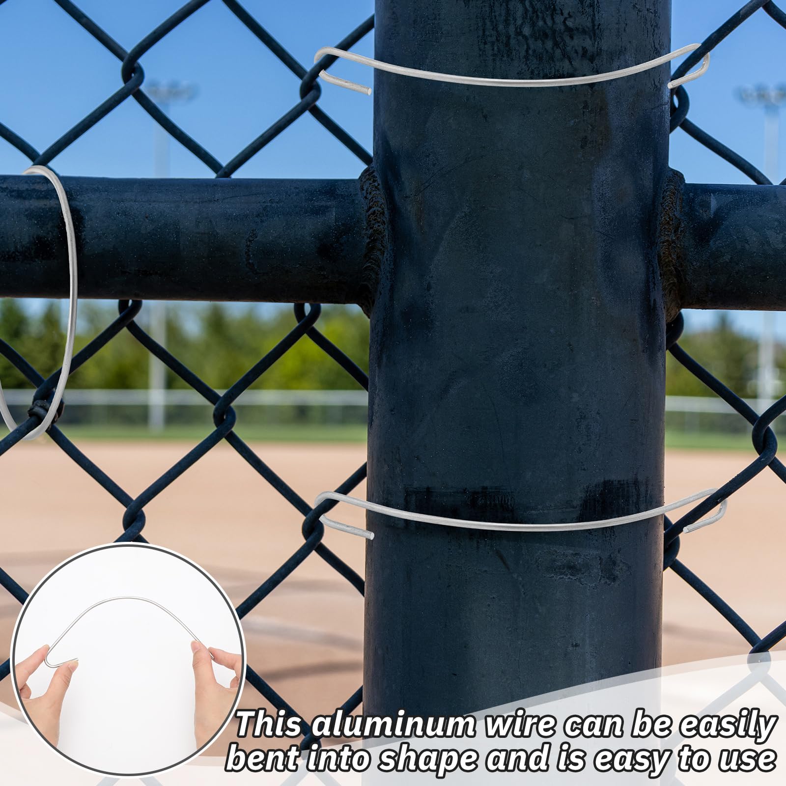 MorningRo fence-ties on rails and posts for secure, durable fencing.