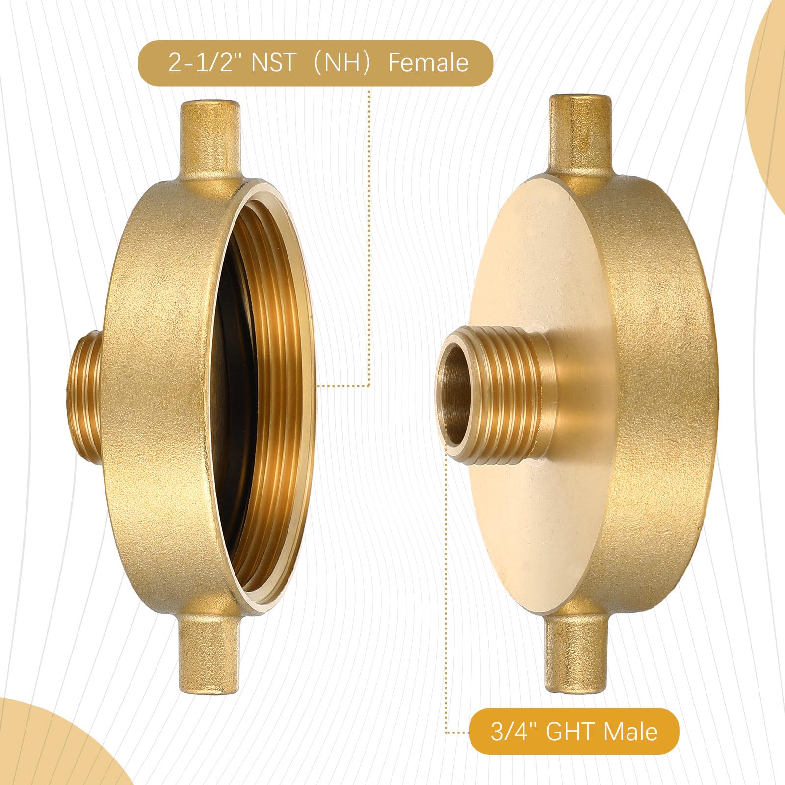 MorningRo brass construction resists corrosion and withstands outdoor heat